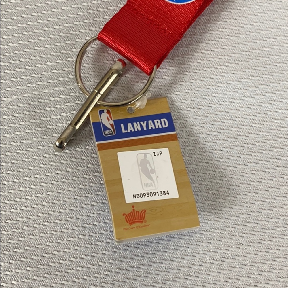 Philadelphia 76ers Red Lanyard Key Chain - Picture 2 of 5